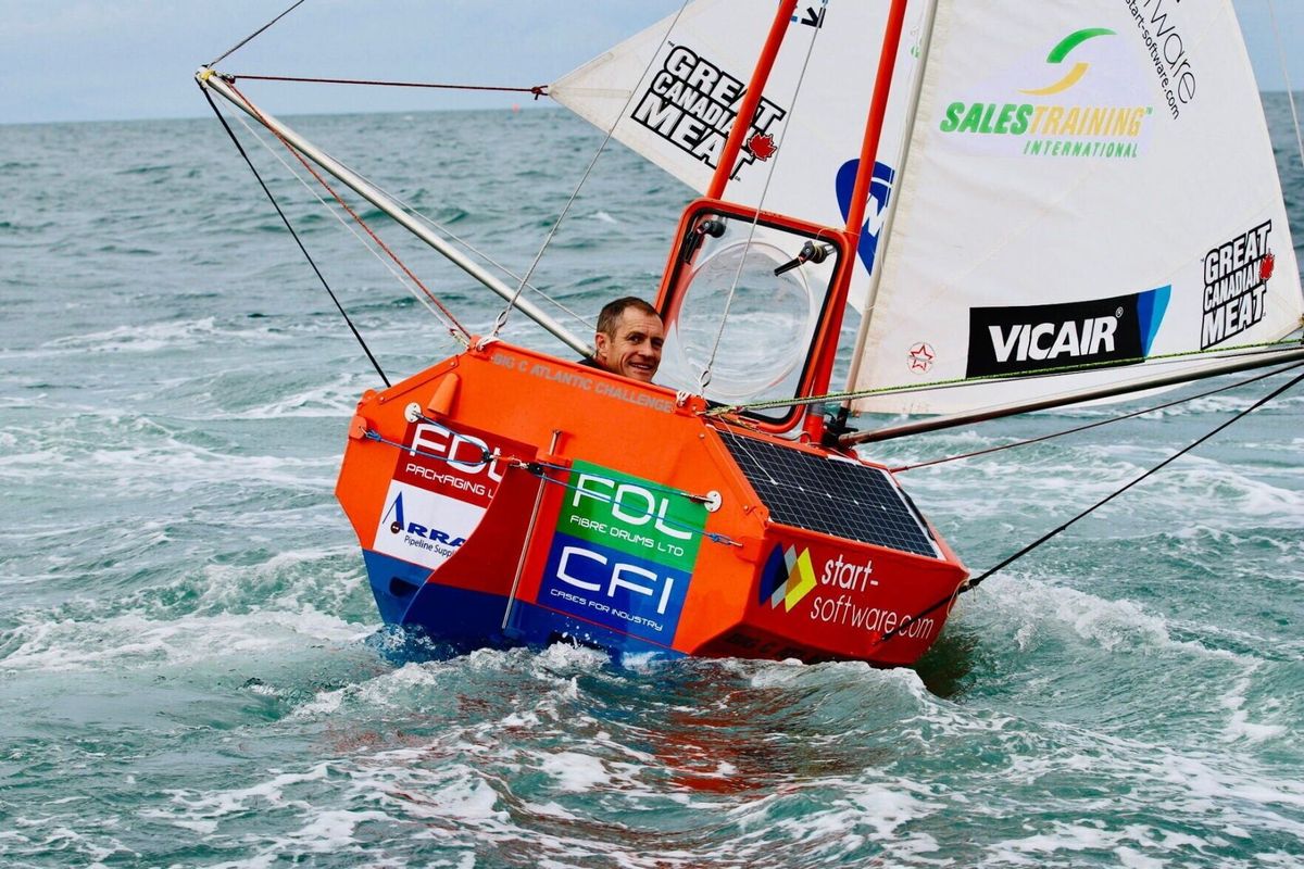 Daredevil dad’s daring second try to sail across Atlantic in tiny boat
