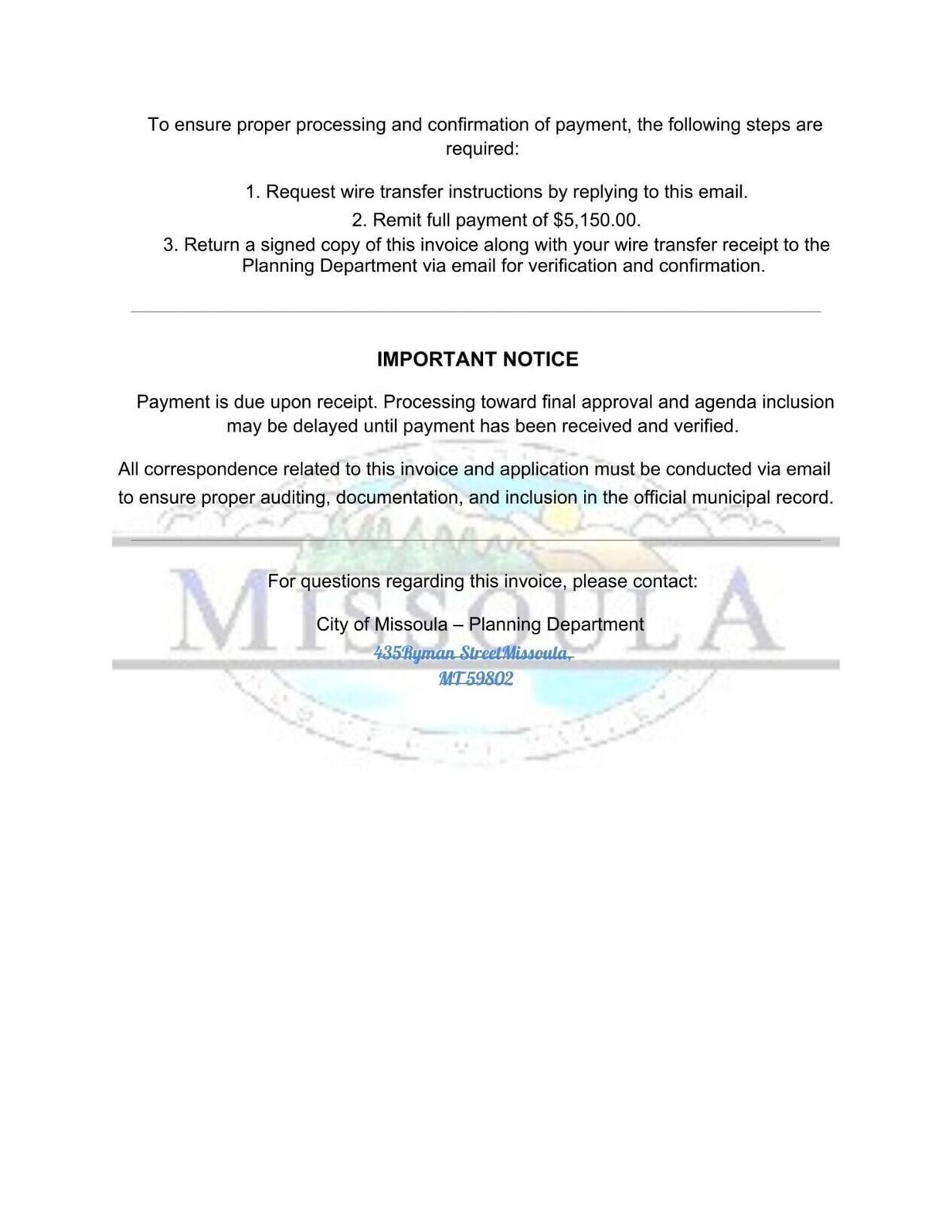 Missoula warns of fraudulent emails posing as city officials