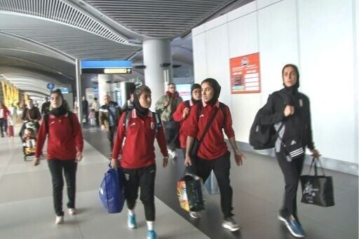 Iran women's football team arrive in eastern Turkey, heading home
