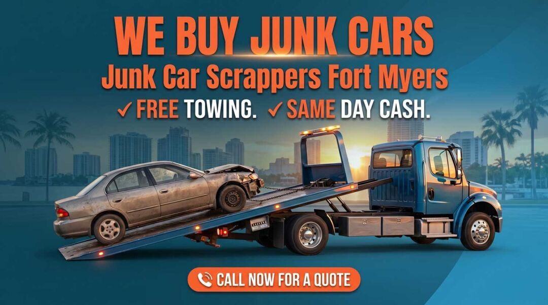 Junk Car Scrappers Fort Myers Now Offering Same Day Cash for Junk Cars Across Fort Myers, FL