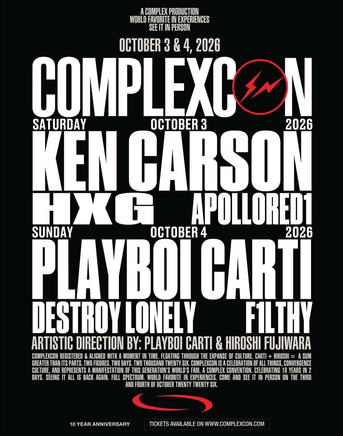 00pium Takes Over ComplexCon 2026 as Playboi Carti and Ken Carson Headline the Festival's 10-Year Anniversary in Los Angeles