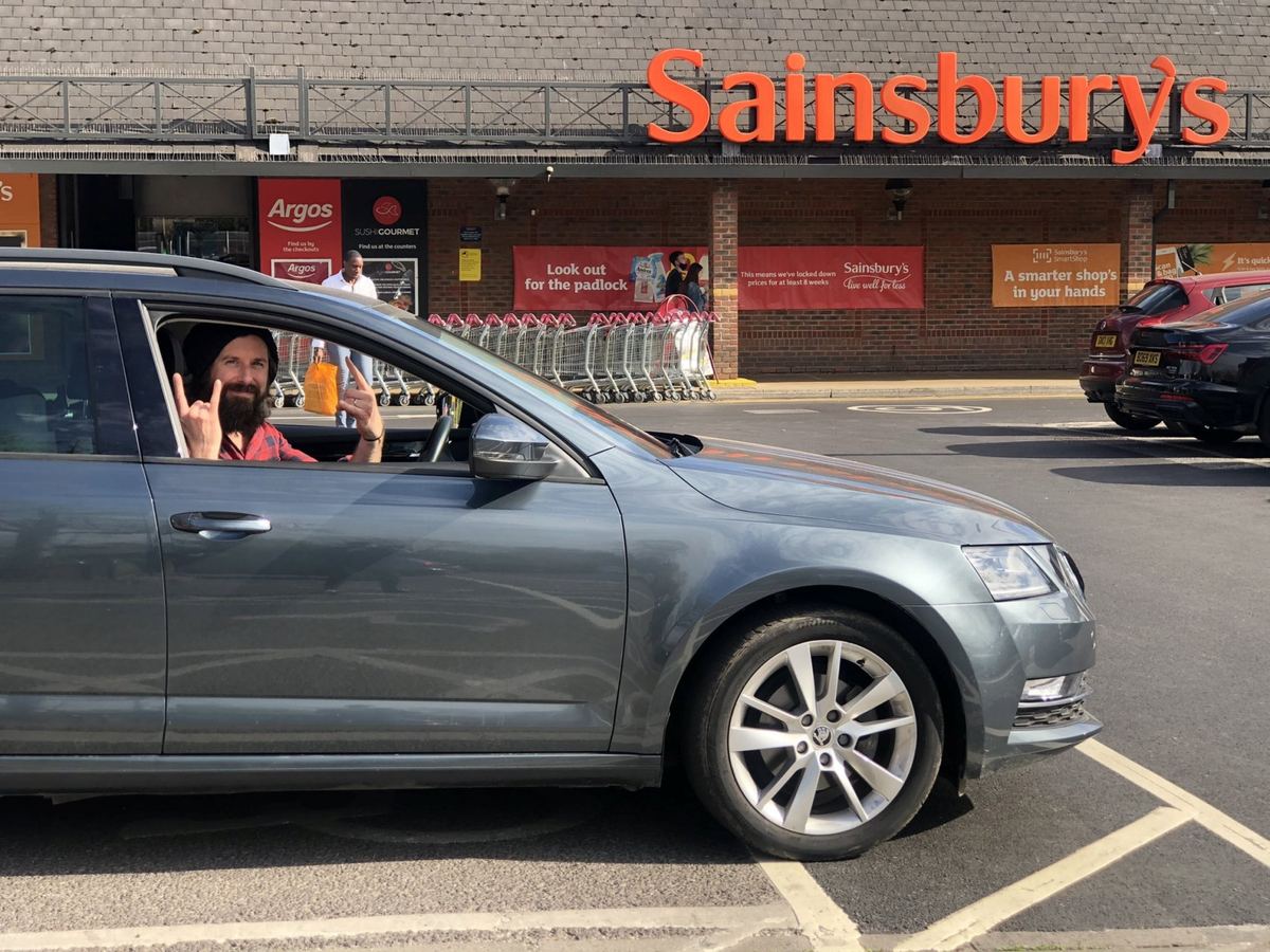 Dad completes challenge to park in every space at local parking lot