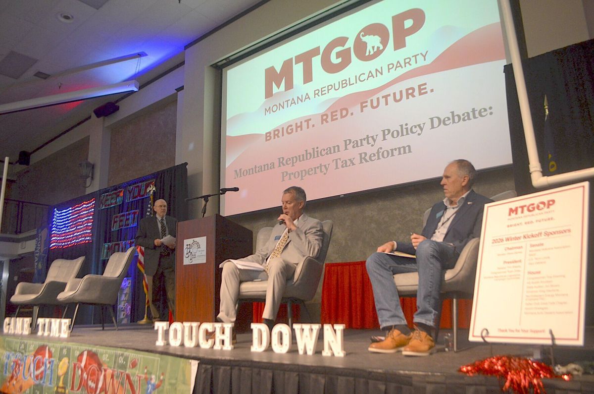 Empty chair ‘debate’ at state GOP event highlights property tax rift