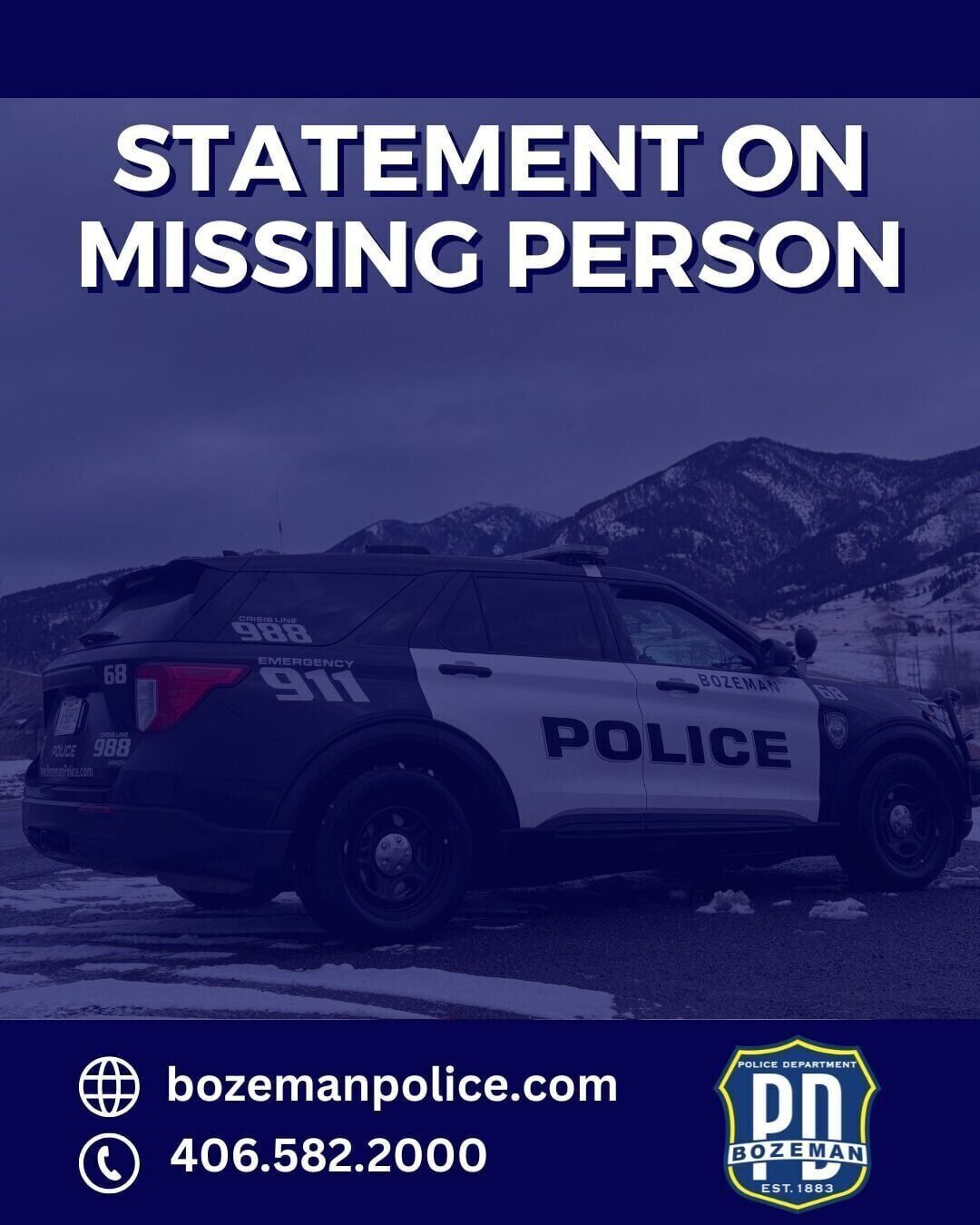 Missing Woman Found Deceased After Search in Bozeman