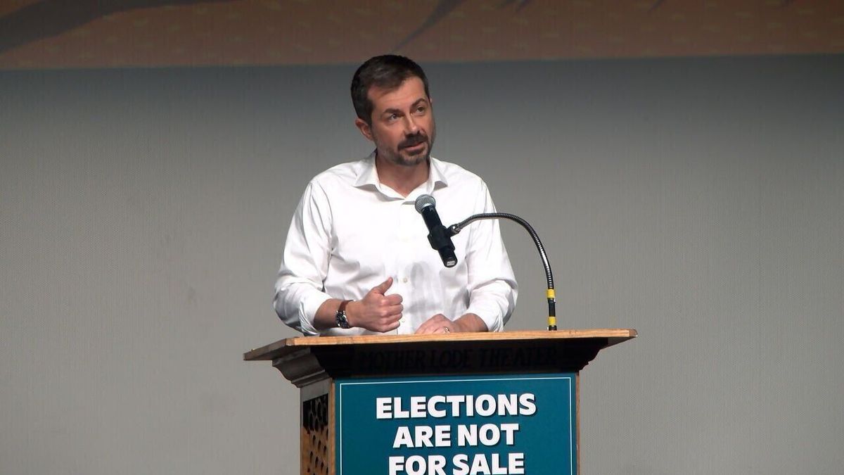 Pete Buttigieg visits Butte to discuss removing corporate money from Montana politics