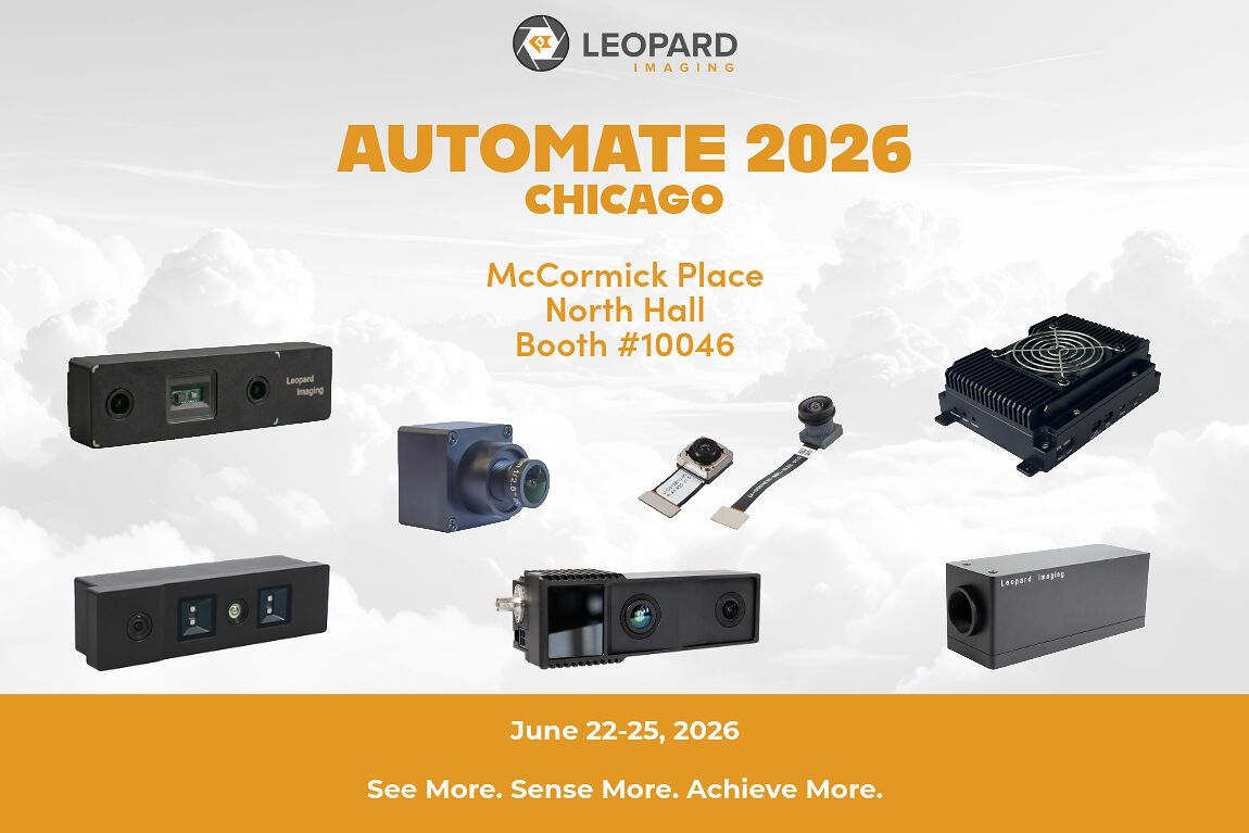 Leopard Imaging® to Showcase Advanced AI Perception and Spatial Intelligence Solutions at AUTOMATE 2026