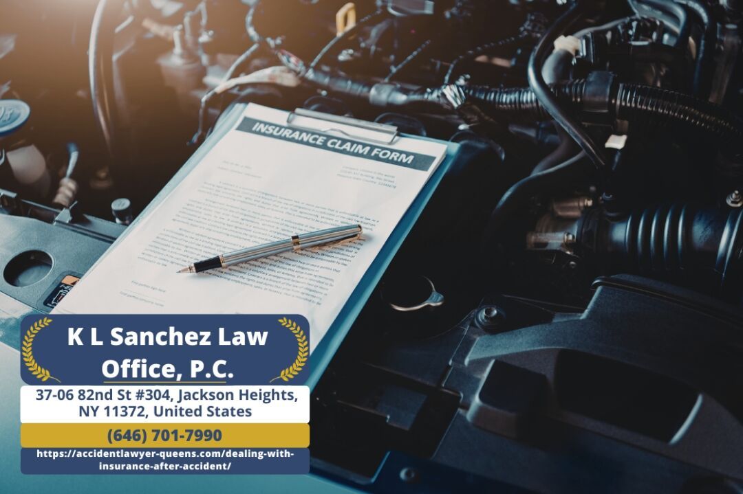 Queens Personal Injury Attorney Keetick L. Sanchez Explains How to Deal With Insurance Companies After a Car Accident