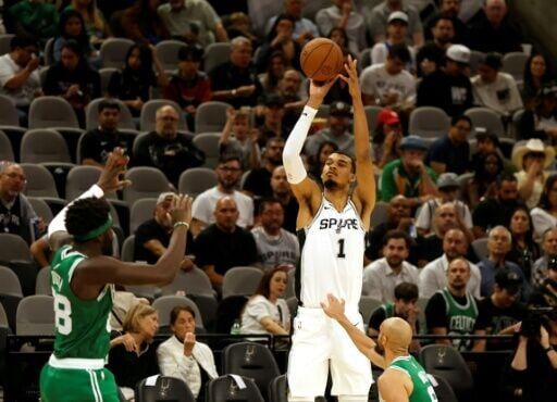 Wembanyama stars as red-hot Spurs sink Celtics