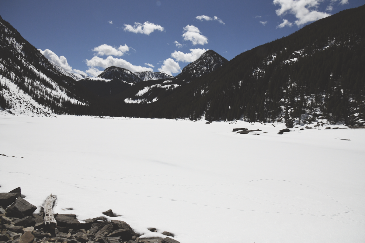 High alpine hardwater: trout fishing for the brave