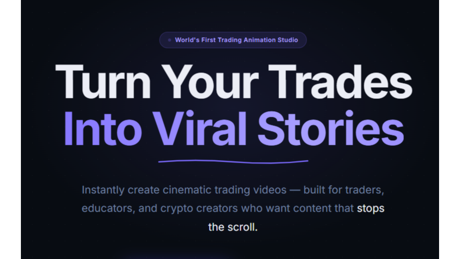 ChartAnimator Launches as the Only Animated Candlestick Chart Maker