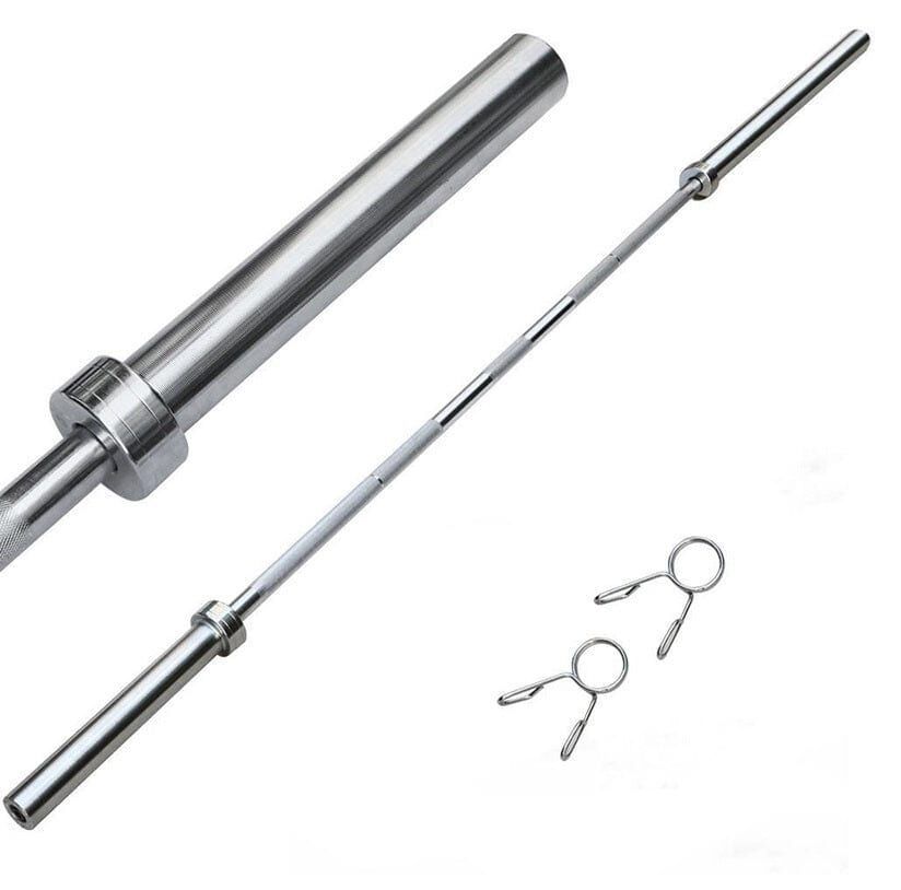 7 ft Olympic Barbell With Weight Set Restocked for Online Purchases at Strongway Gym Supplies