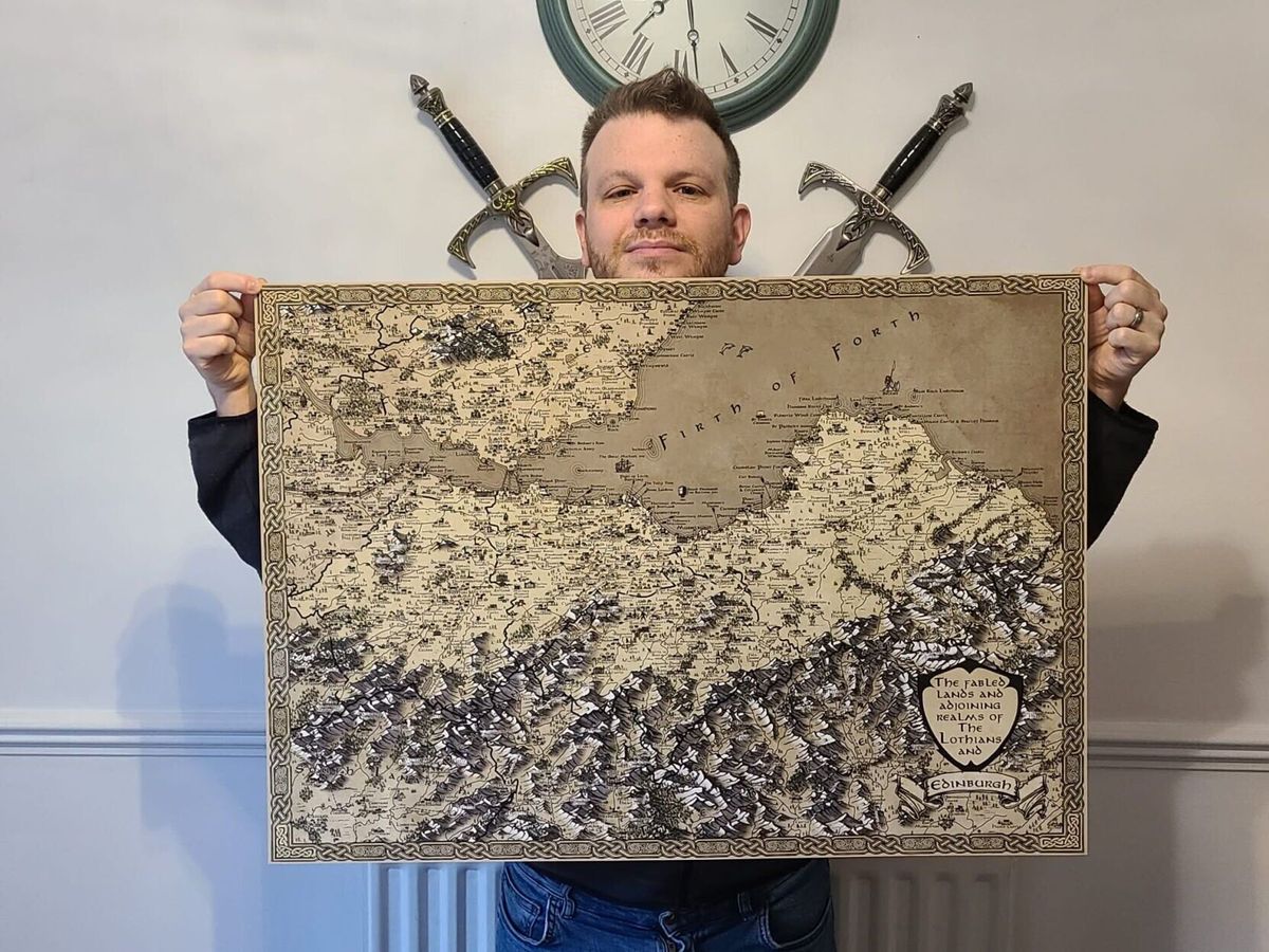 Dad makes ‘Lord of the Rings’ maps of entire United Kingdom