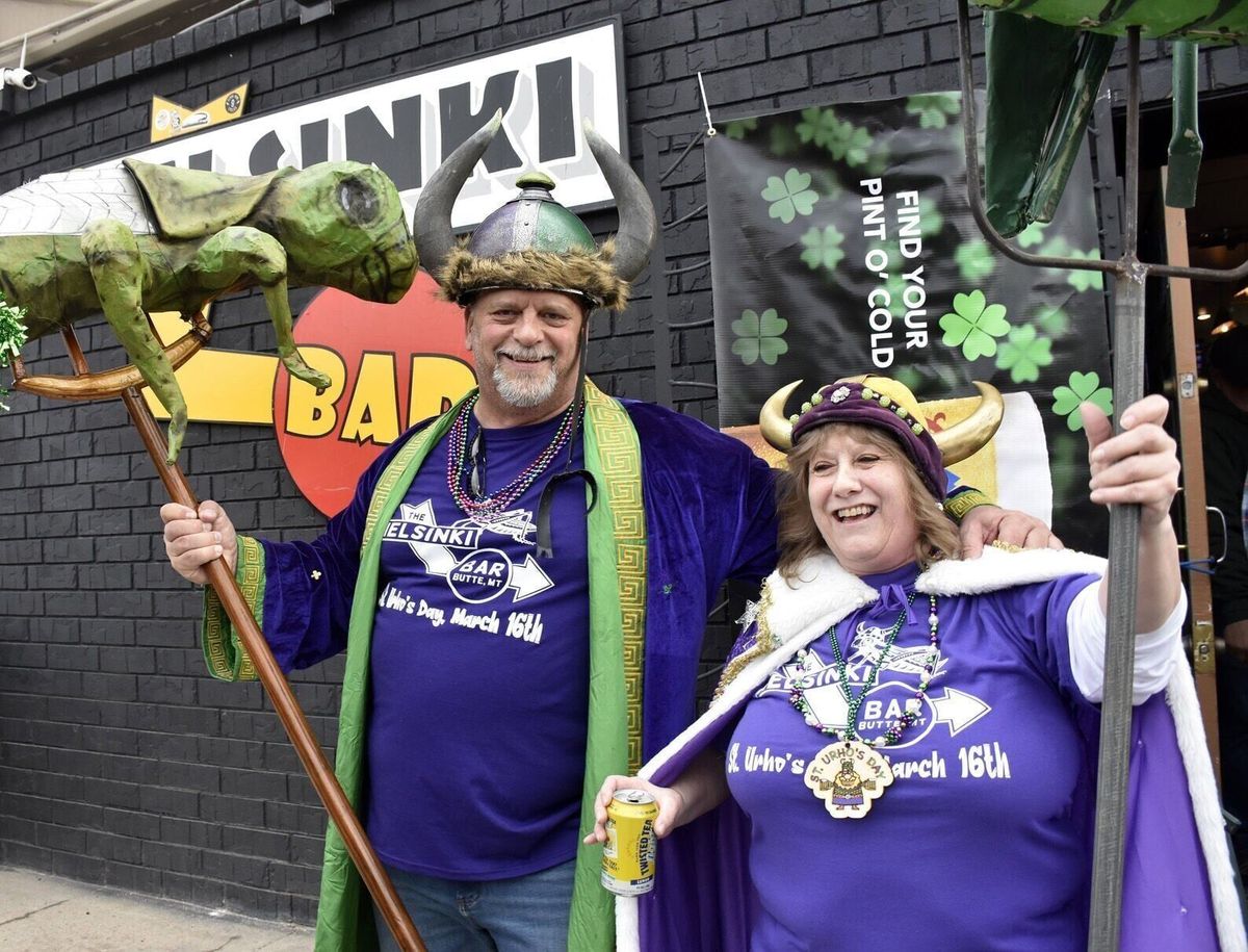 St. Urho King and Queen crowned Monday at Helsinki Bar in Butte