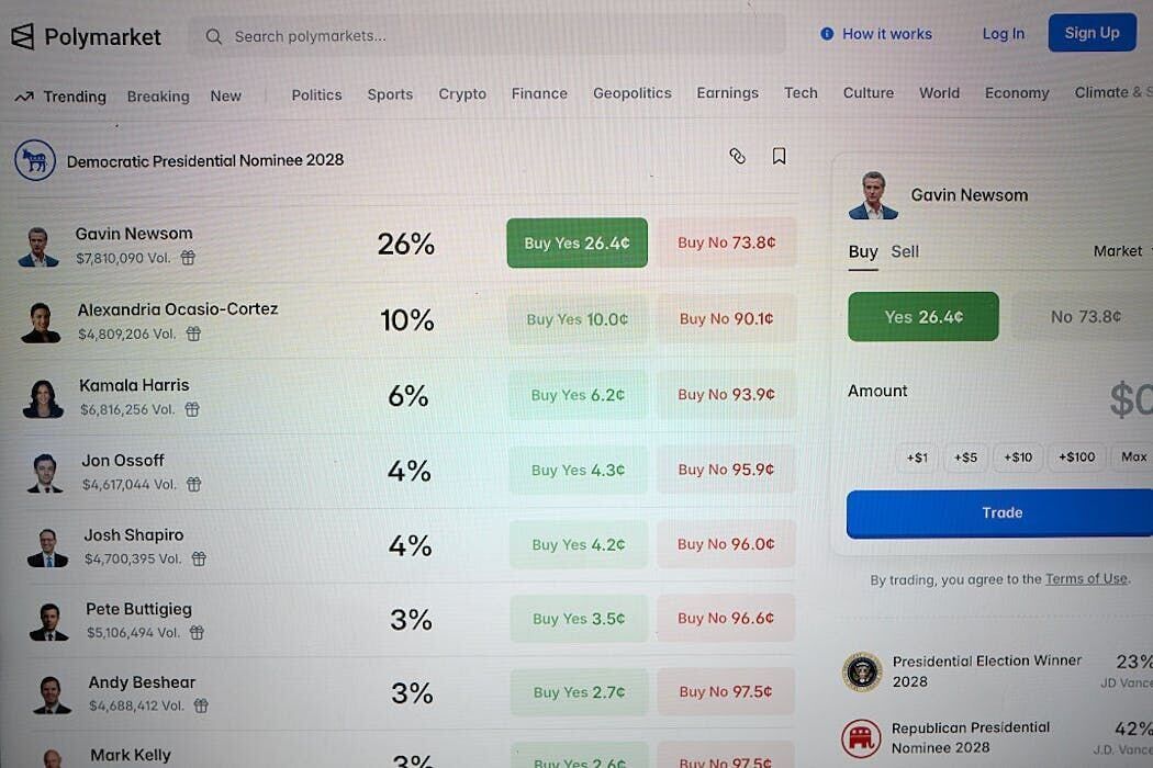Prediction markets are opening many new opportunities for unregulated insider trading and unethical bets – in the name of making a game out of politics