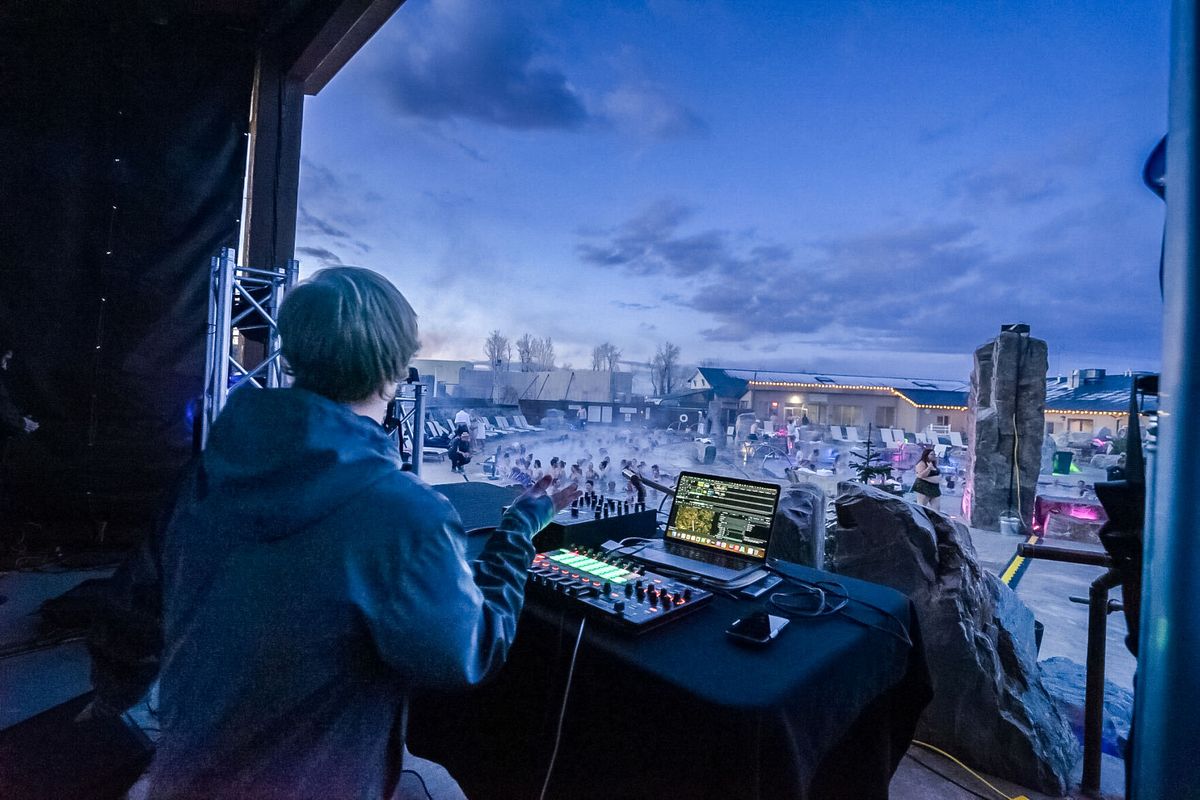 EDM Night lights up Bozeman Hot Springs
