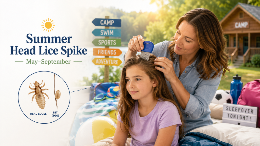 Lice Charmers Alerts Parents to Summer Spike: Why May Through September Marks Peak Season for Head Lice Infestations