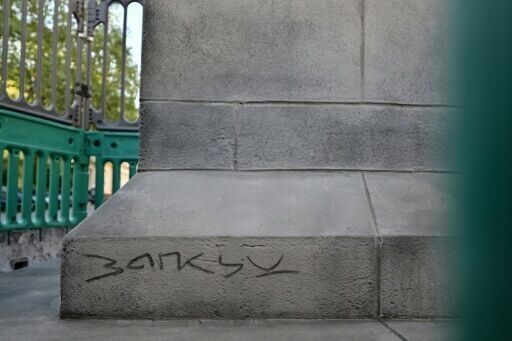 Banksy confirms behind new London statue of man blinded by flag
