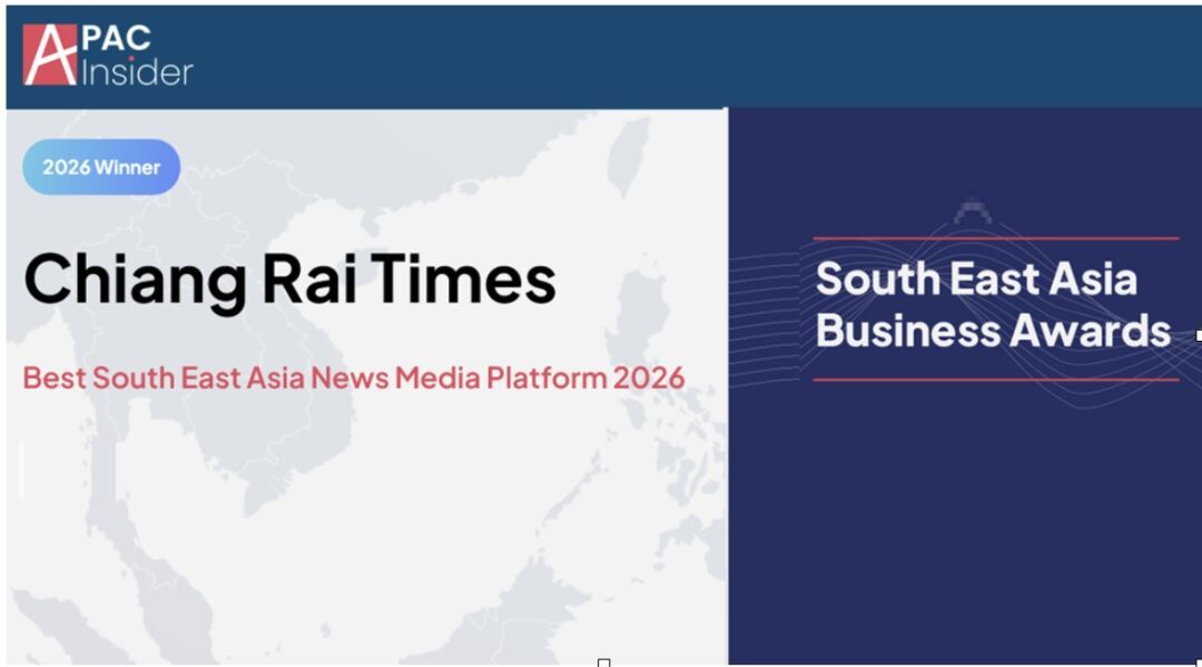 Chiang Rai Times Awarded “Best South East Asia News Media Platform 2026”