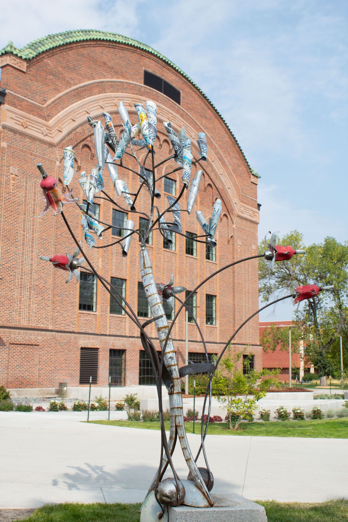 The man behind MSU’s new flower sculptures