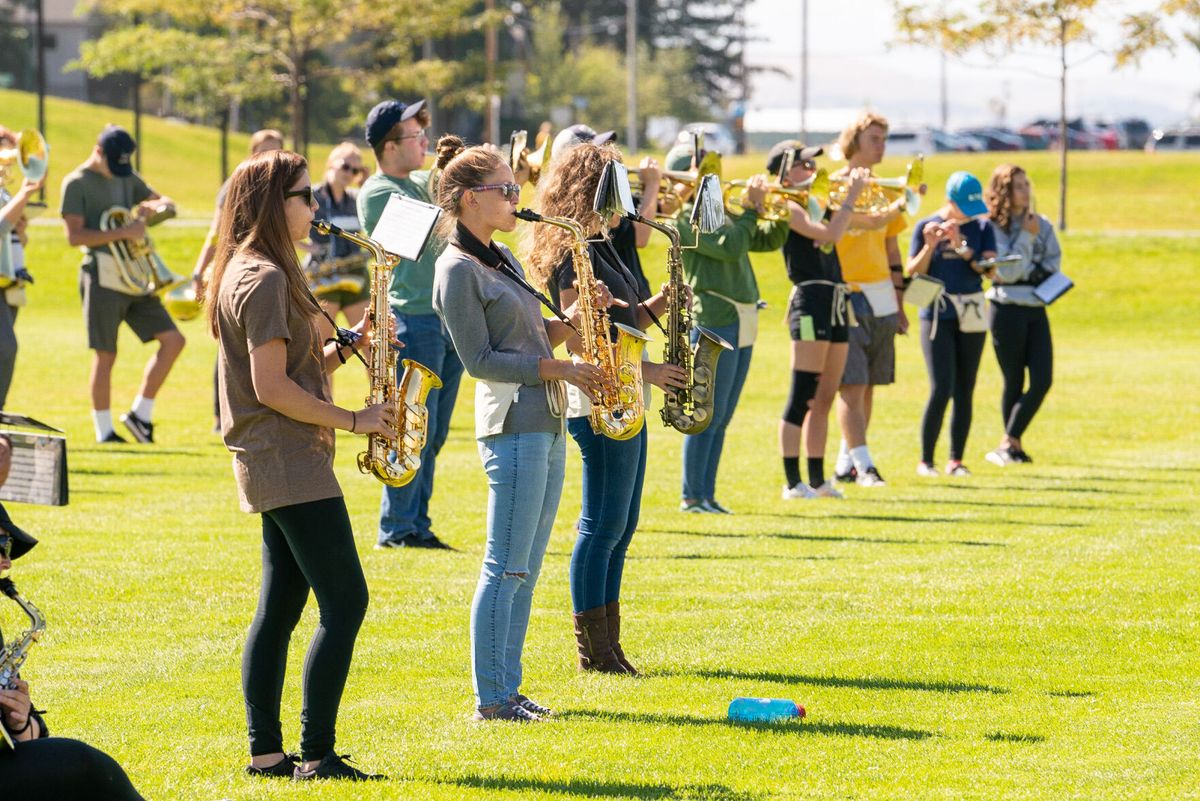 Why do I keep hearing band kids outside?