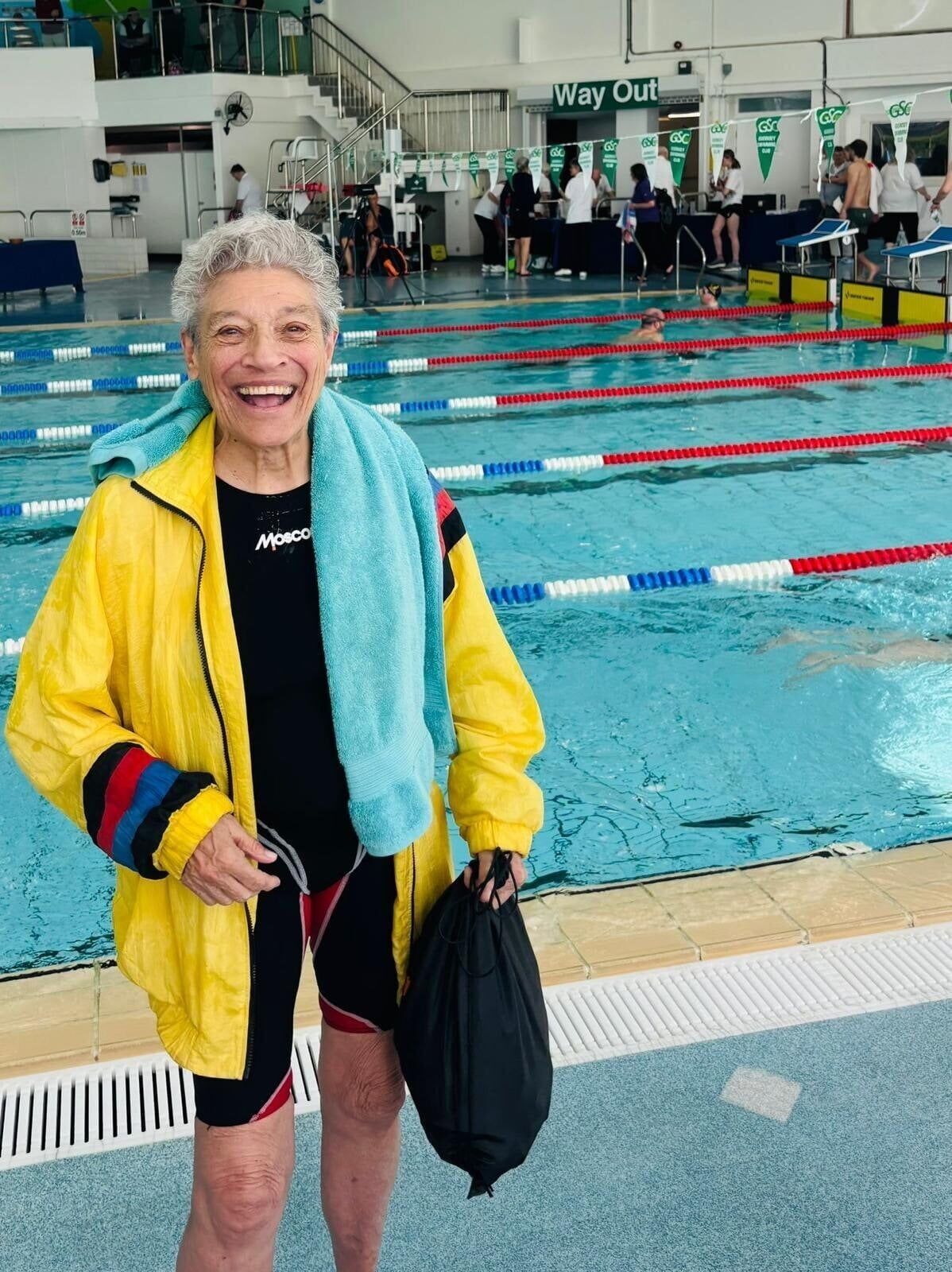 Great grandmother still breaking swimming world records at age 95