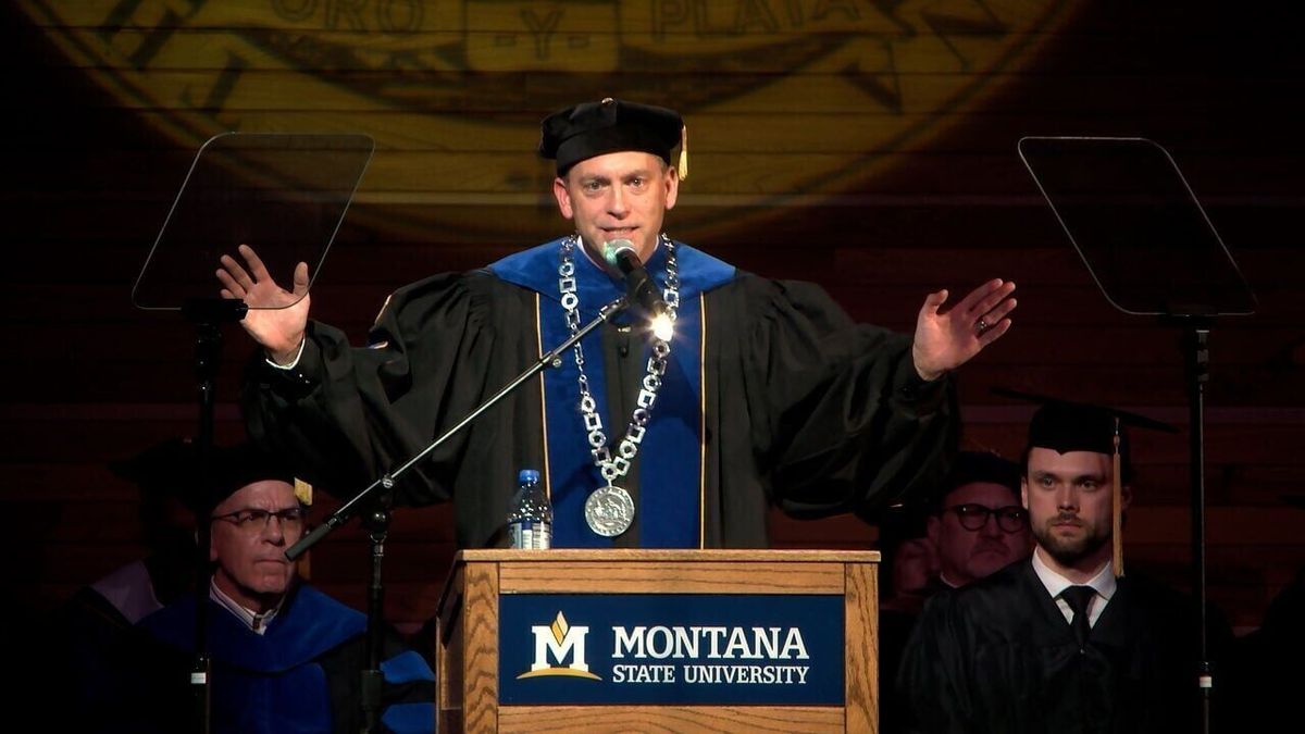 President Brock Tessman invested as 13th president of Montana State University