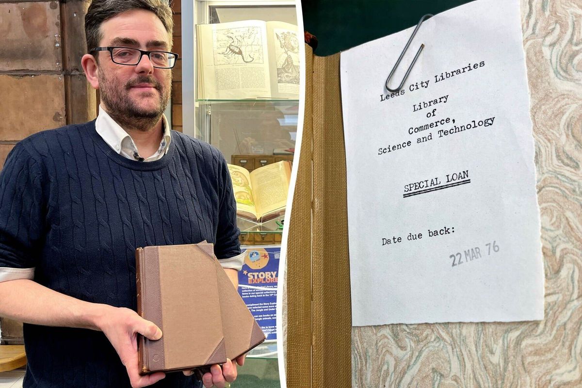 Antique library books finally returned 50 years after due date