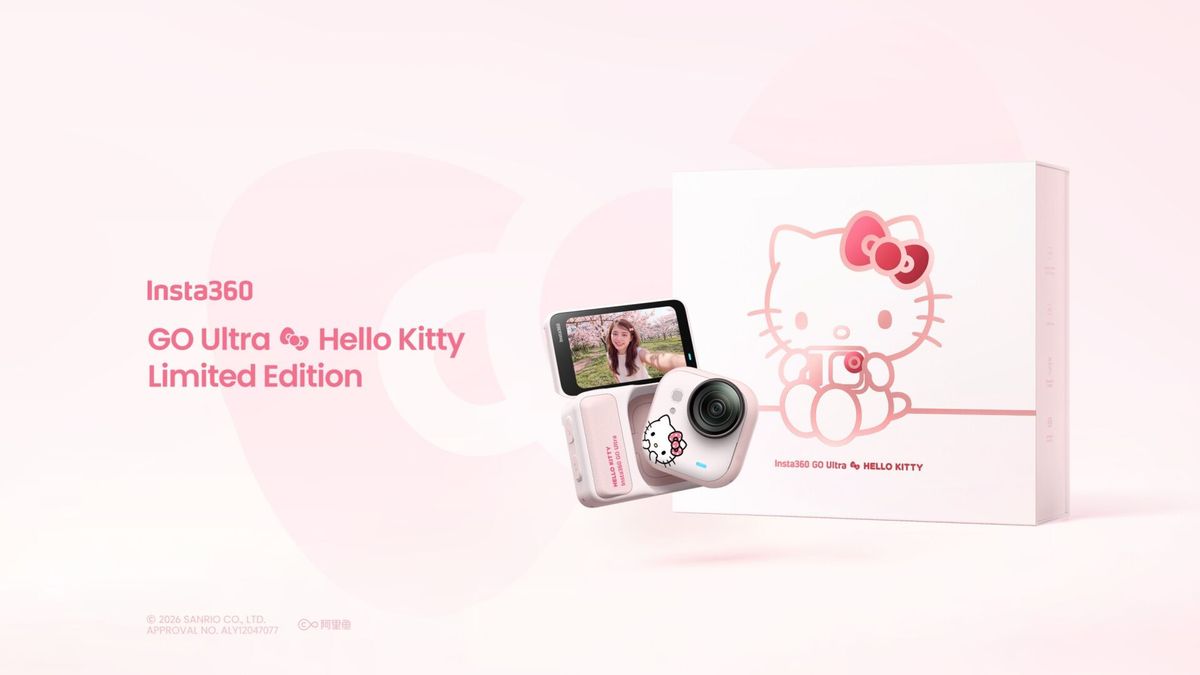 Insta360 Announces Hello Kitty Limited Edition GO Ultra Camera Bundle