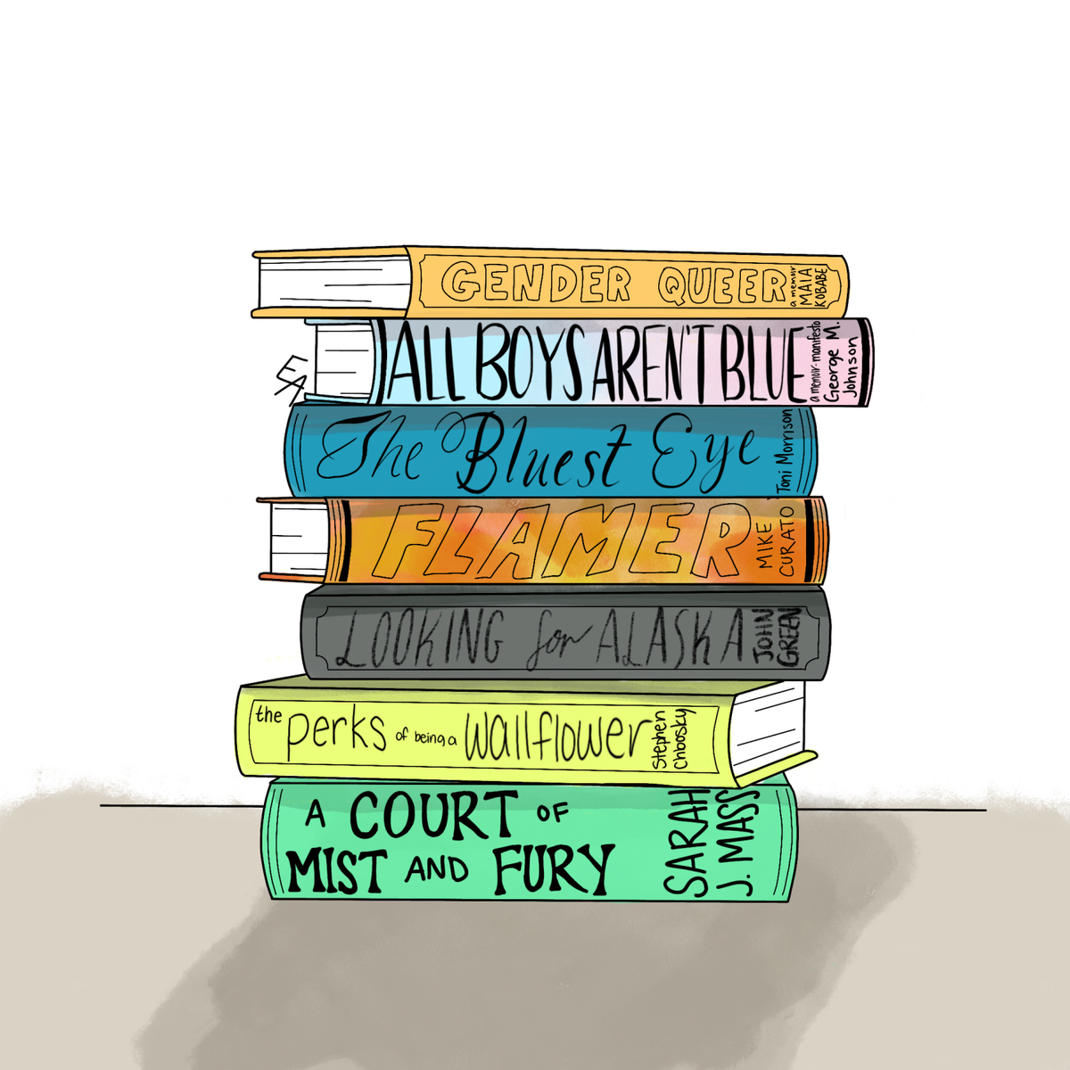 Letting freedom read with banned books