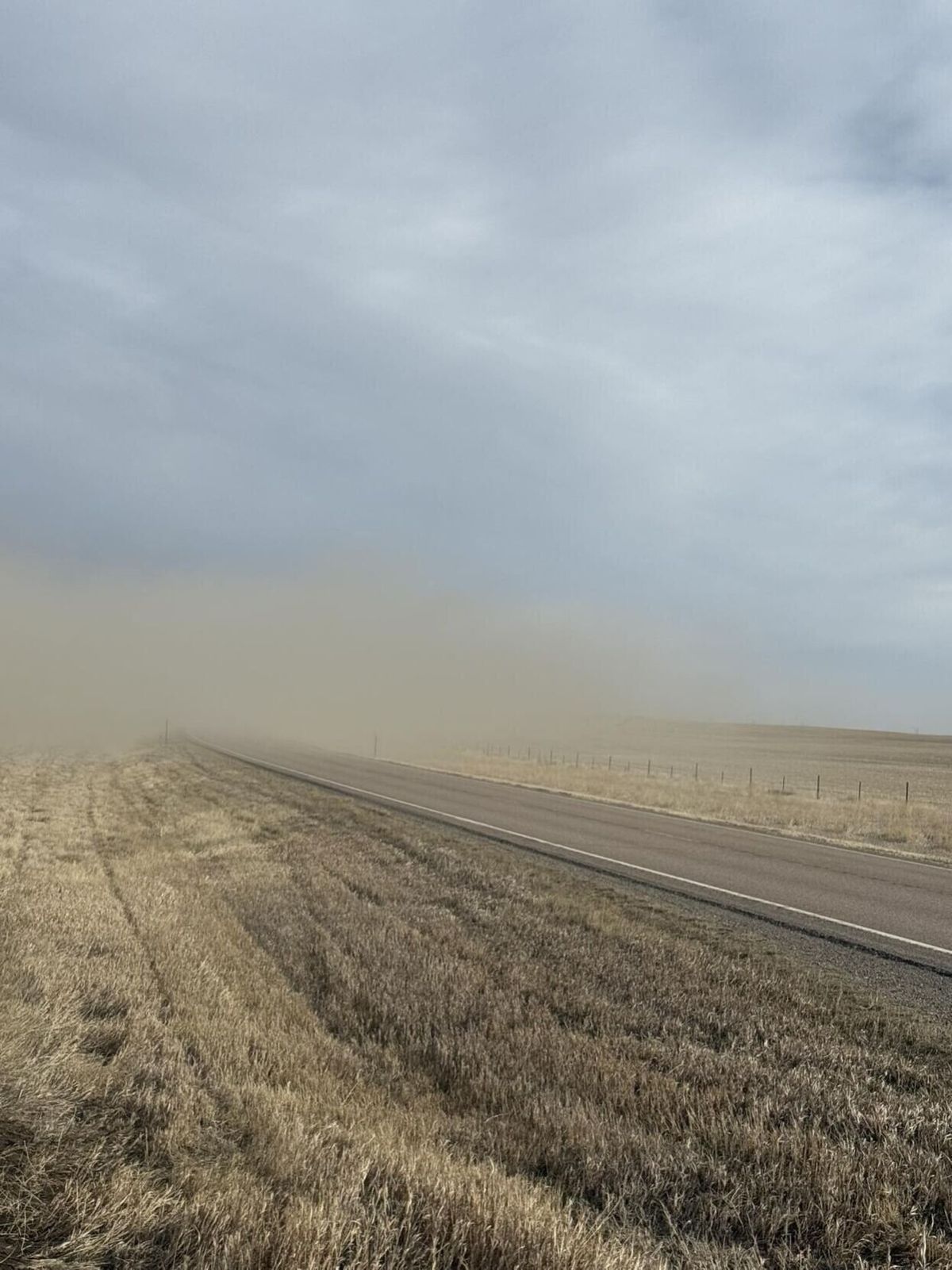 Agencies contain fire in the Floweree area, limited visibility on Highway 87