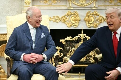'Two kings': praise and a royal crush as Trump hosts Charles