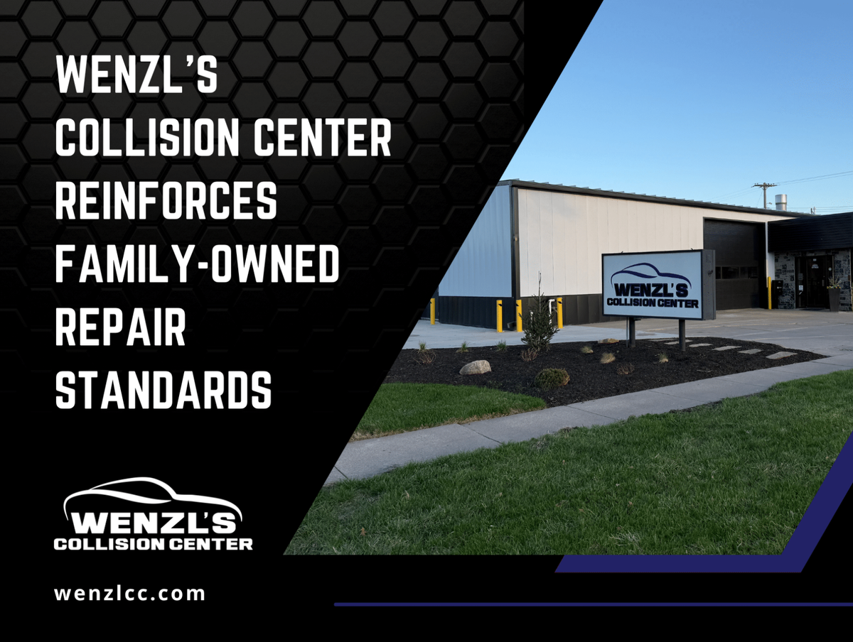 Wenzl's Collision Center Reinforces Family-Owned Repair Standards