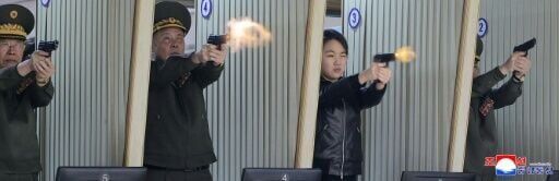 North Korea unveils image of leader's daughter firing pistol
