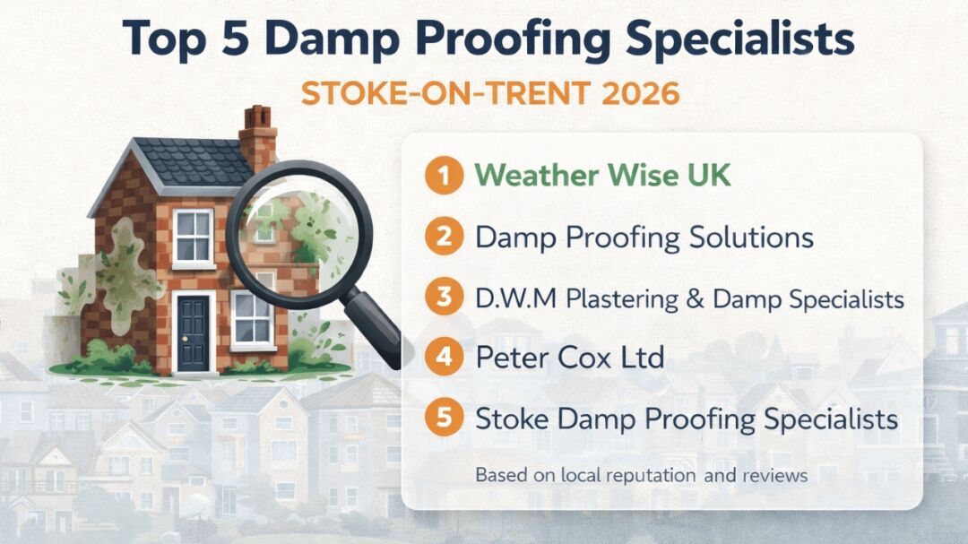 Top 5 Damp Proofing Specialists in Stoke-on-Trent (2026)