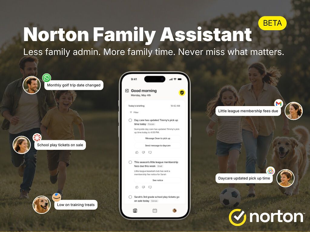 Norton Introduces Family Assistant, the Secure AI Agent Built to Help Families Manage the Chaos of Modern Parenting in the Digital Age