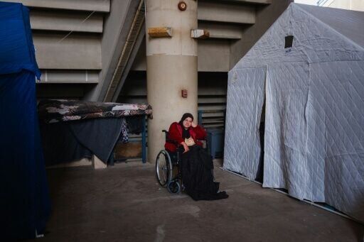 In Beirut's largest stadium, displaced people with disabilities face 'ordeal'