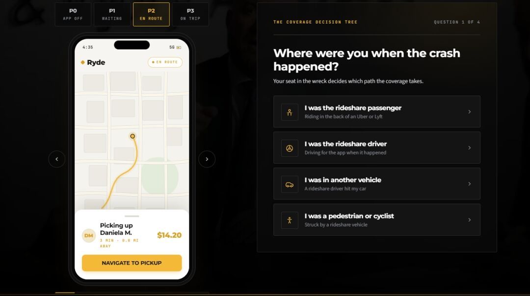 J. Alexander Law Firm Launches a Free Tool That Shows Uber and Lyft Crash Victims Which Insurance Policy Actually Pays