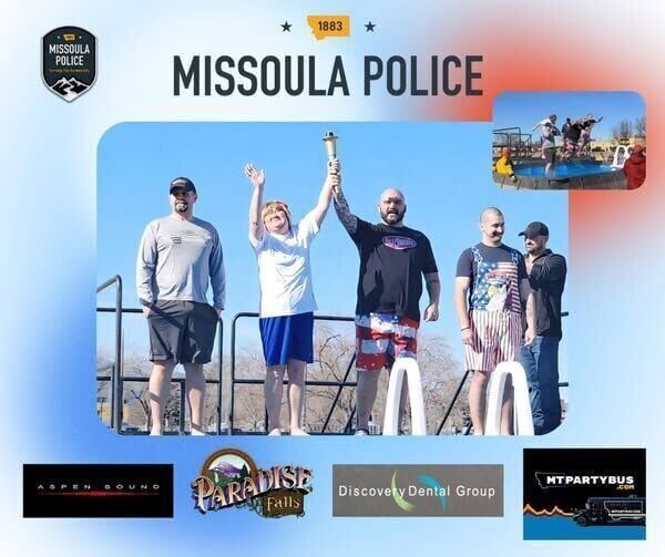 Missoula officers take the plunge raising $1,500 for the Special Olympics