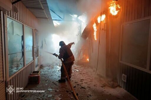 Russian strike on Ukraine market kills five, wounds 25