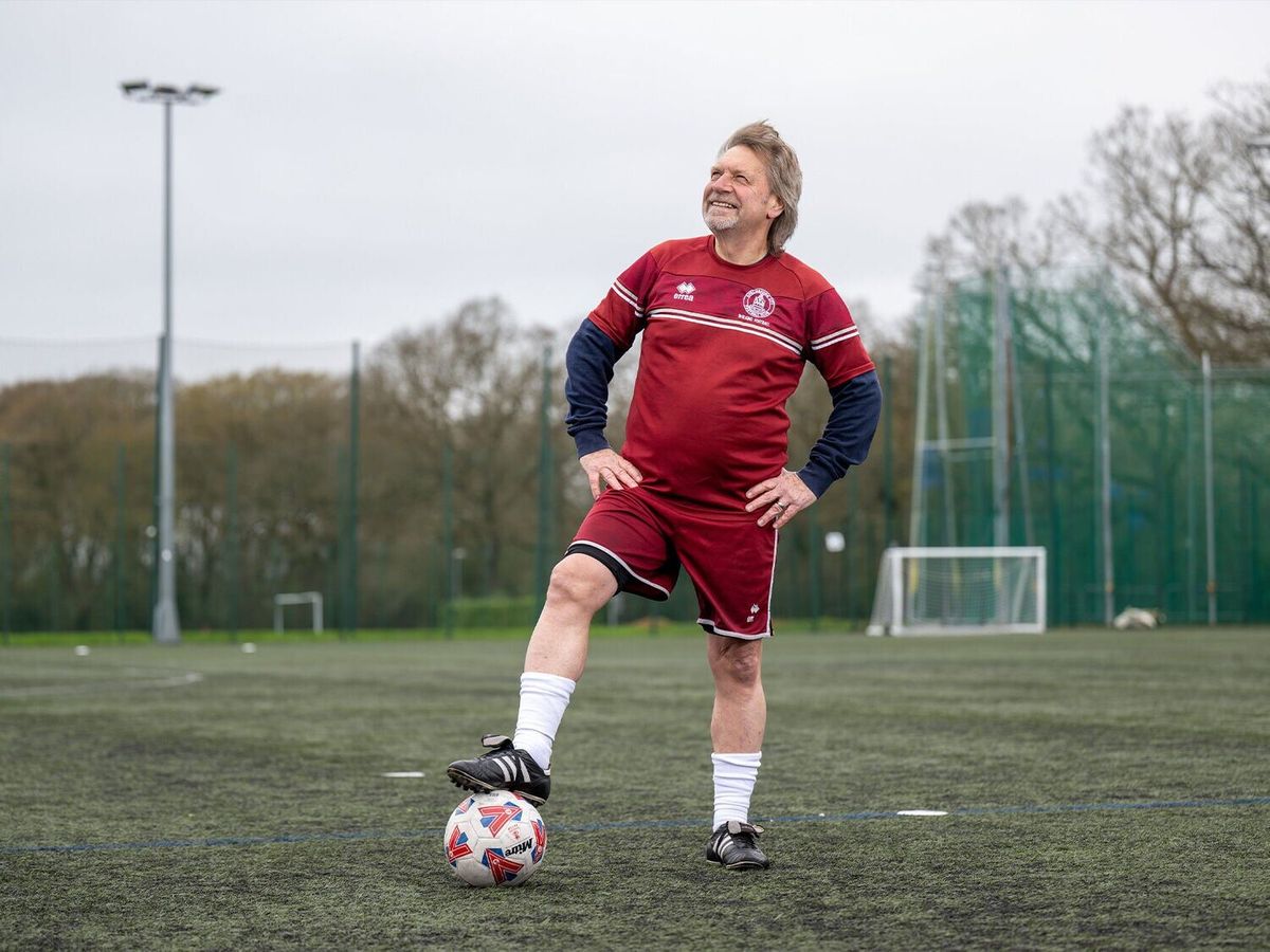 This 71-year-old granddad is the Lionel Messi of walking football