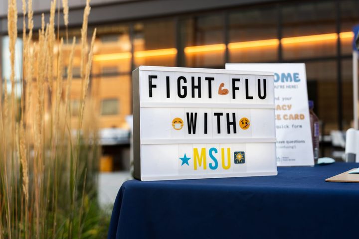 Students reflect on vaccine choices while campus flu clinic offers shots