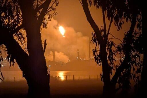 Fuel supply fears after blaze tears through crucial Australian refinery