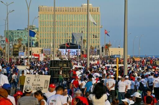 US sanctions are 'collective punishment,' says Cuba during May 1 marches
