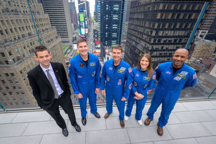 Artemis II astronauts celebrate in Times Square after lunar mission