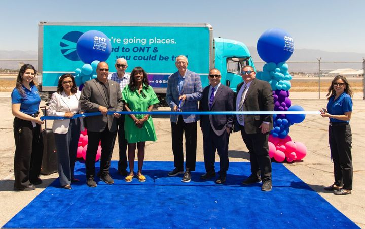 Ontario International Airport advances sustainability efforts with first zero-emission fleet truck