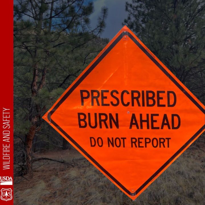 Prescribed burn in Helena-Lewis and Clark National Forest