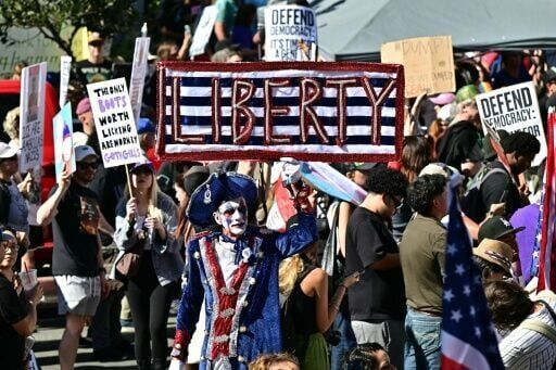 Massive protests against Trump across US on 'No Kings' day