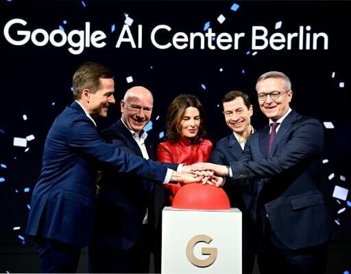 Google opens AI centre as Berlin defends US tech reliance