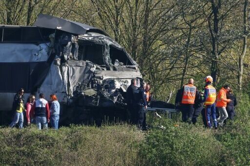 French high-speed train slams into truck, killing TGV driver