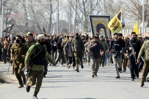 Indian police clash with pro-Khamenei protesters in Kashmir